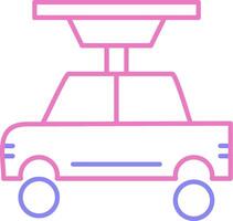 Car Repair Linear Two Colour Icon vector