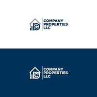 real estate and consulting business logo vector
