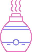 Air Diffuser Linear Two Colour Icon vector