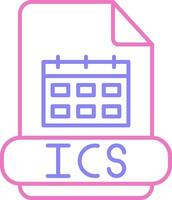 Ics Linear Two Colour Icon vector