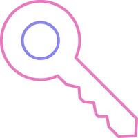 linear two color icon vector