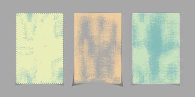 Vintage Old Textured Paper, a4 Format. Grunge colorful background. Vector illustration