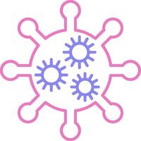 linear two color icon vector