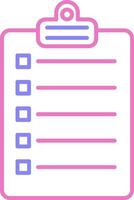 linear two color icon vector