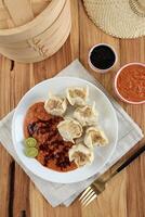 Siomay Ikan Bandung, Popular Street Food Dumpling photo