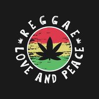 reggae elegante camiseta y vestir resumen diseño. vector imprimir, tipografía, póster