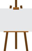 Vector Sienna Painter's Easel Brown - Mockup isolated