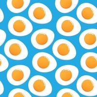 Fried egg abstract organic shape pattern seamless. Hand drawn pattern. Trendy modern Texture printable for wallpaper, cloth, fabric and textile, cover book, table cloth, bag, wrapping paper, pillow. vector