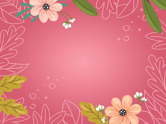 Abstract background nature frame