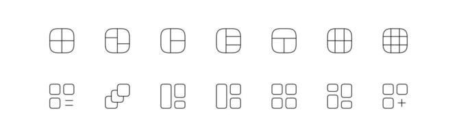 Alignment icons collection. Align icons set. Set of black editing and formatting icons. vector