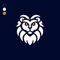 Lion vector template