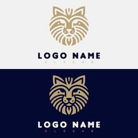 Fox or Lion Face Logo vector