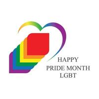 LGBT Pride Month, Celebrated annually. LGBT Human rights and tolerance Illustration vector