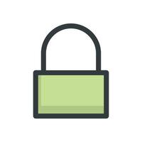 Padlock icon vector design templates simple and modern