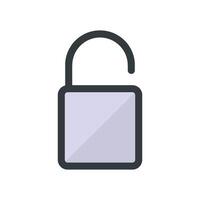 Padlock icon vector design templates simple and modern