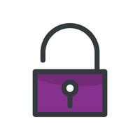 Padlock icon vector design templates simple and modern