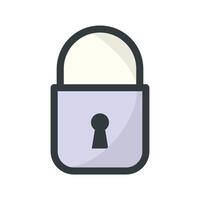 Padlock icon vector design templates simple and modern