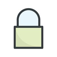 Padlock icon vector design templates simple and modern