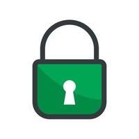 Padlock icon vector design templates simple and modern