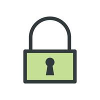 Padlock icon vector design templates simple and modern