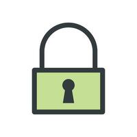 Padlock icon vector design templates simple and modern