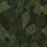 sin costura caqui verde camuflaje modelo con aleatorio dispersado superposición tul piezas, parches malla estructura. aleatorio composición. para vestir, tela, textil, deporte bienes grunge textura vector