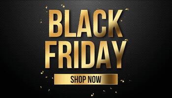 Black Friday background with sale advertising style On elegant Background vector