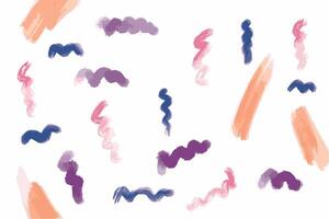 Hand drawn abstract brush pattern vector EPS 10