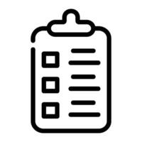 wish list Line Icon Background White vector