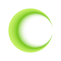 vert cercle ombre Cadre png