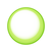 Green Circle Shadow Frame png