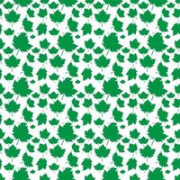 hand draw floral seamless pattern of green leaves Spring Blossom Vector Design on a white background