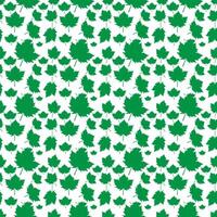 hand draw floral seamless pattern of green leaves Spring Blossom Vector Design on a white background