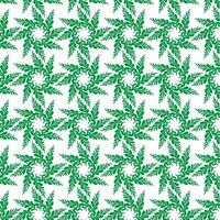 hand draw floral seamless pattern of green leaves Spring Blossom Vector Design on a white background