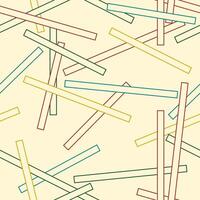 Editable Abstract Outline Style Lines Seamless Pattern for Creating Background and Decorative Element vector