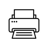 printer icon vector design template simple and clean