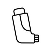 inhaler icon vector design template simple and clean