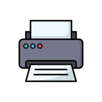 printer icon vector design template simple and clean