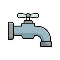 agua grifo icono vector diseño modelo sencillo y limpiar