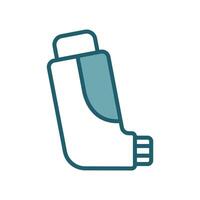 inhaler icon vector design template simple and clean