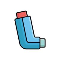 inhaler icon vector design template simple and clean