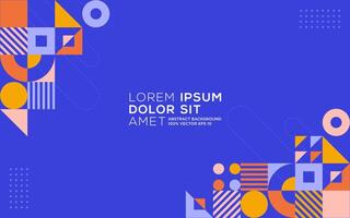 Modern colorful geometric background, wallpaper, cover, banner, trendy geometric shapes, design vector template editable and resizable EPS 10.