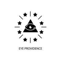 eye providence concept line icon. Simple element illustration. eye providence concept outline symbol design. vector