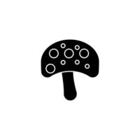 mushroom concept line icon. Simple element illustration. mushroom concept outline symbol design. vector