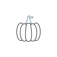 pumpkin concept line icon. Simple element illustration. pumpkin concept outline symbol design. vector