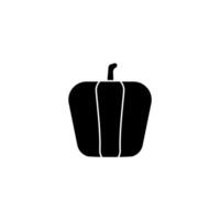 bell pepper concept line icon. Simple element illustration. bell pepper concept outline symbol design. vector