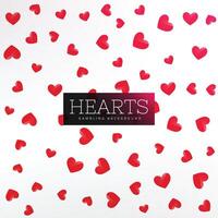 beautiful hearts background for valentines day design illustration vector