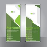 Business banner roll up set standee banner. modern banner. template. vector