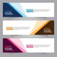 Vector abstract design web banner template. Web Design Elements - Header Design. Abstract geometric web banner template on grey background. modern banner.