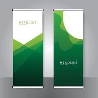 Business banner roll up set standee banner.modern banner. template. vector